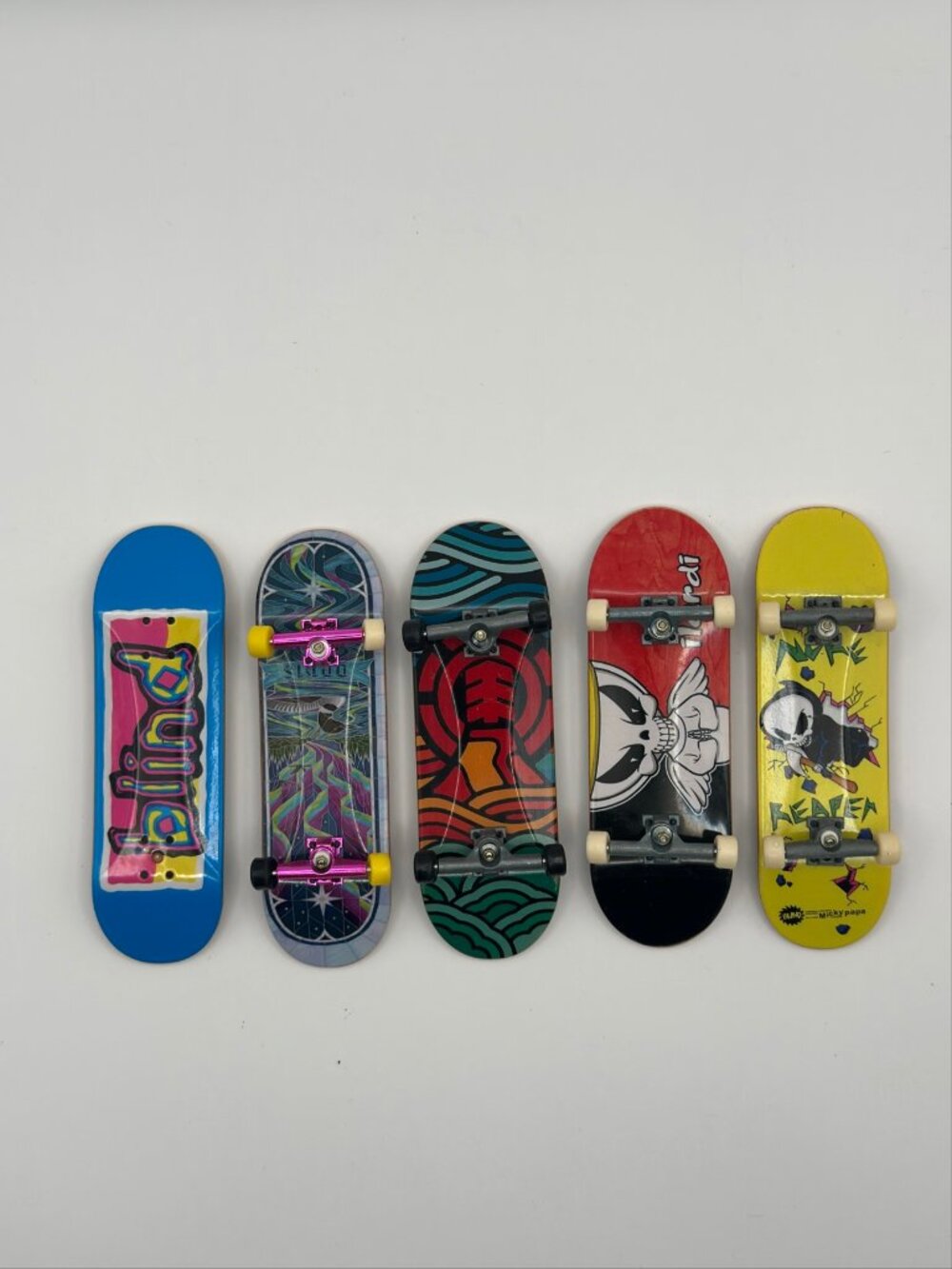 Tech Deck Fingerboard Lot 5 Blind Element Reaper Skateboards Complete